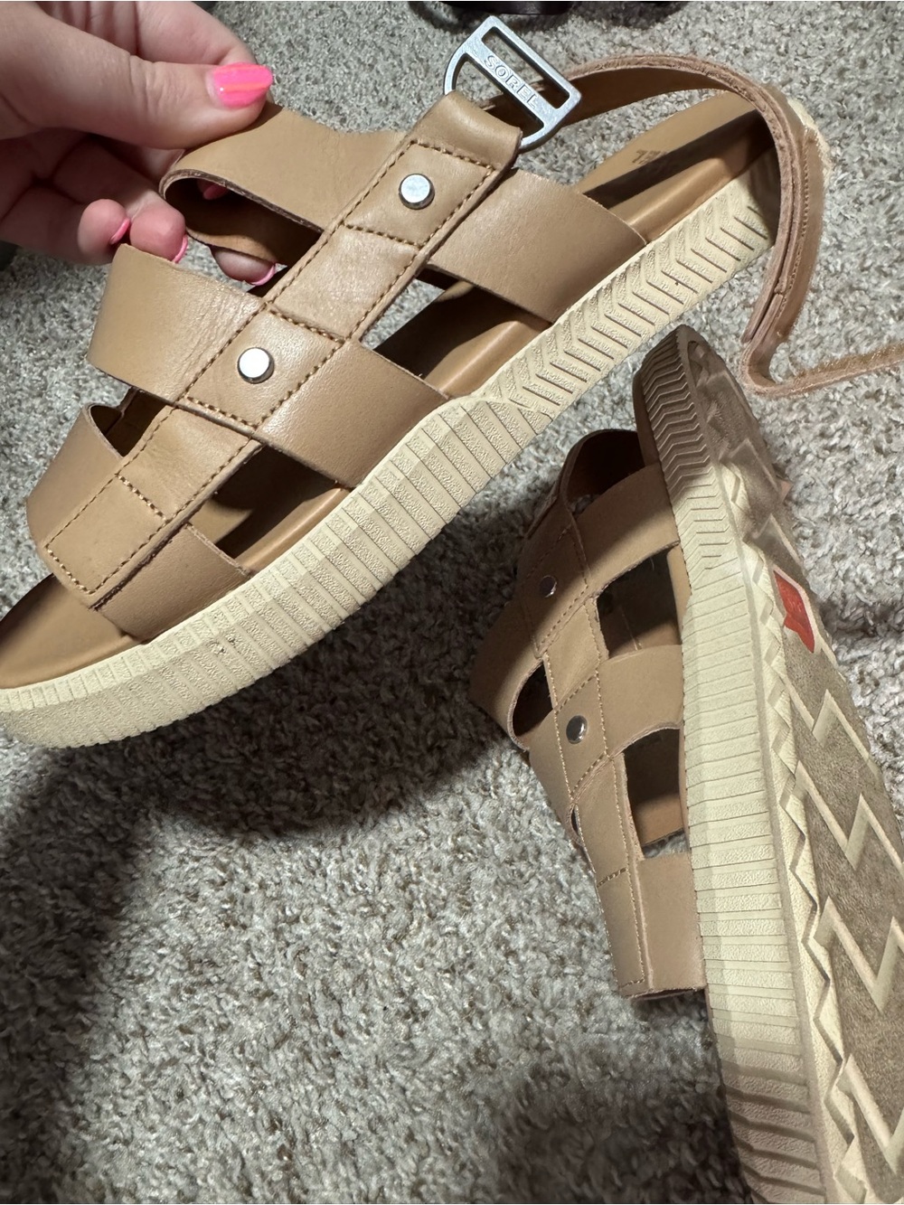 Sorel ONA AVE Slingback Flat Sandal - Picture 7 of 9
